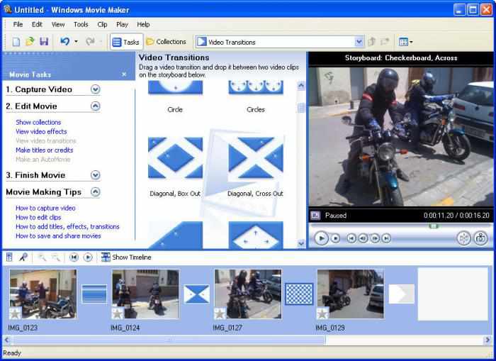 Windows Movie Maker for your video editing 
