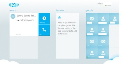 Skype for Windows 8