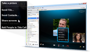 Screensharing Use Skype