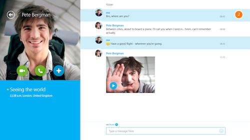 Skype Video Messaging