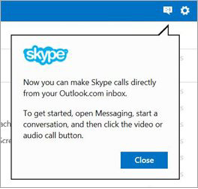Skype in Outlook