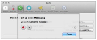 Skype Voice Messaging for Mac