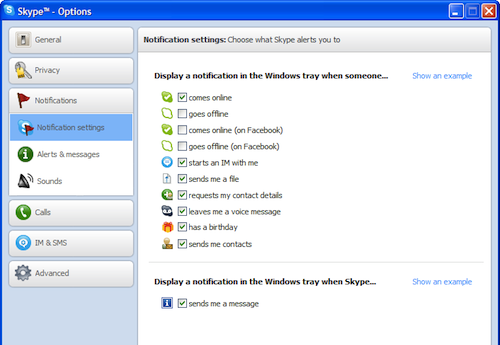 Skype E-mail Toolbar