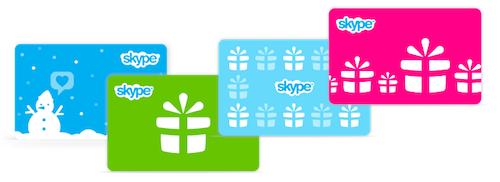 Skype Gift Cards