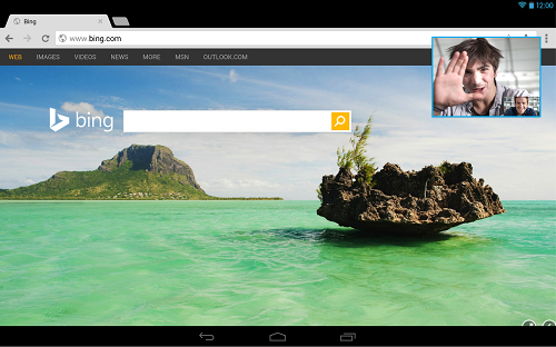 Picture-in-Picture on Skype