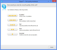 Give Feedback to Skype
