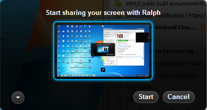 Skype Screen Sharing