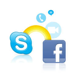 Skype and Facebook