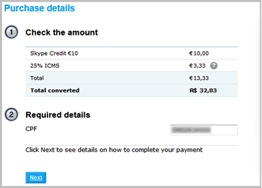 how much does skype international calls cost