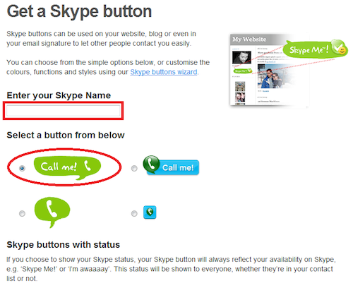 Skype URI Links