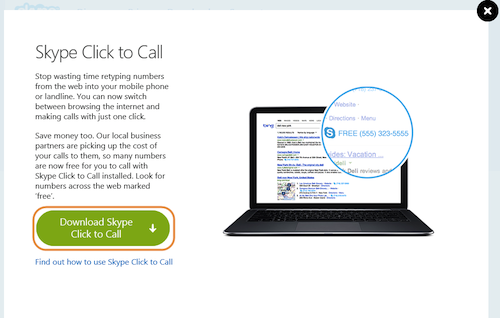 Skype Click to Call Plugin