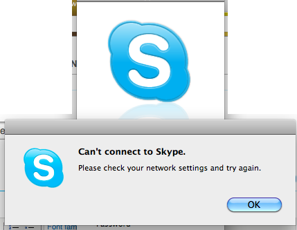 Fix Skype Connection